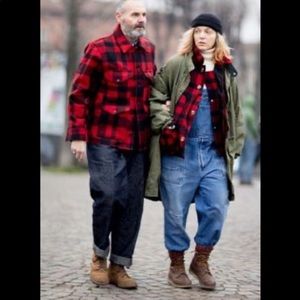 VTG 60’s Carter’s Wool Reversible Buffalo Plaid Hunting Jacket Size 44